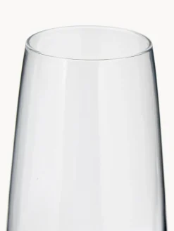 Copas flauta de champán con degradado sopladas Smoke, 4 uds.