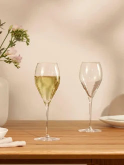 Copas flauta de champán de cristal Prestige, 6 uds.