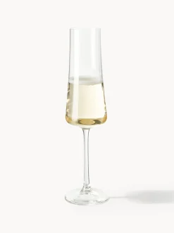 Copas flauta de champán de cristal Gwenda, 6 uds.