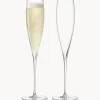 Copas flauta de champán sopladas Savoy, 2 uds.