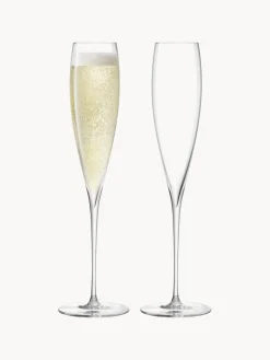 Copas flauta de champán sopladas Savoy, 2 uds.