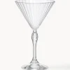 Copas martini con relieve America's Cocktail, 4 uds.
