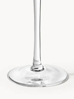 Copas pompadour de champán sopladas Swirl, 4 uds.