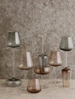 Copas pompadour de champán sopladas Belo, 2 uds.