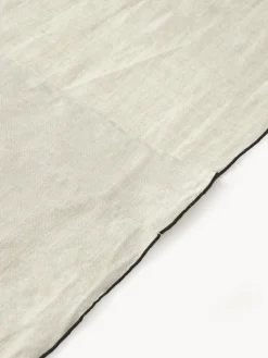 Cortinas de lino semitransparentes con dobladillo Eleonara, 2 uds.