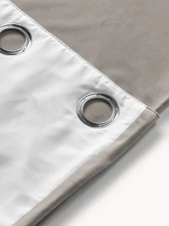 Cortinas de terciopelo oscuras con ojales Rush, 2 uds.