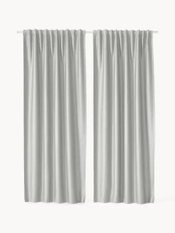 Cortinas opacas con multibanda Asher, 2 uds.