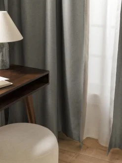 Cortinas opacas con multibanda Asher, 2 uds.