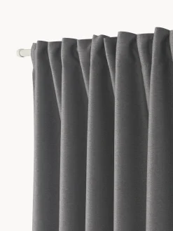 Cortinas opacas con multibanda Asher, 2 uds.