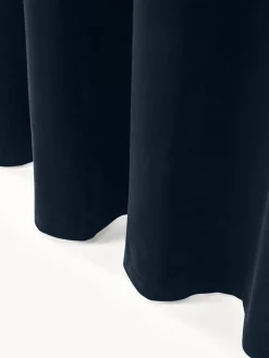 Cortinas oscurecedoras de terciopelo con ojales Rush, 2 uds.