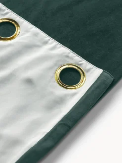 Cortinas oscurecedoras de terciopelo con ojales Rush, 2 uds.