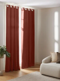 Cortinas oscurecedoras de terciopelo con ojales Rush, 2 uds.