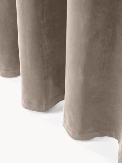 Cortinas oscurecedoras de terciopelo con ojales Rush, 2 uds.