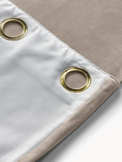 Cortinas oscurecedoras de terciopelo con ojales Rush, 2 uds.