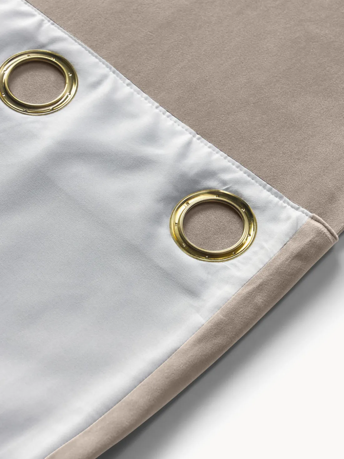 Cortinas oscurecedoras de terciopelo con ojales Rush, 2 uds.