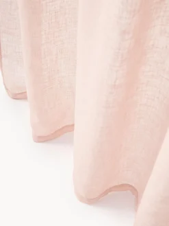 Cortinas semitransparente con cinta de lazo Gardine Ibiza, 2 uds.