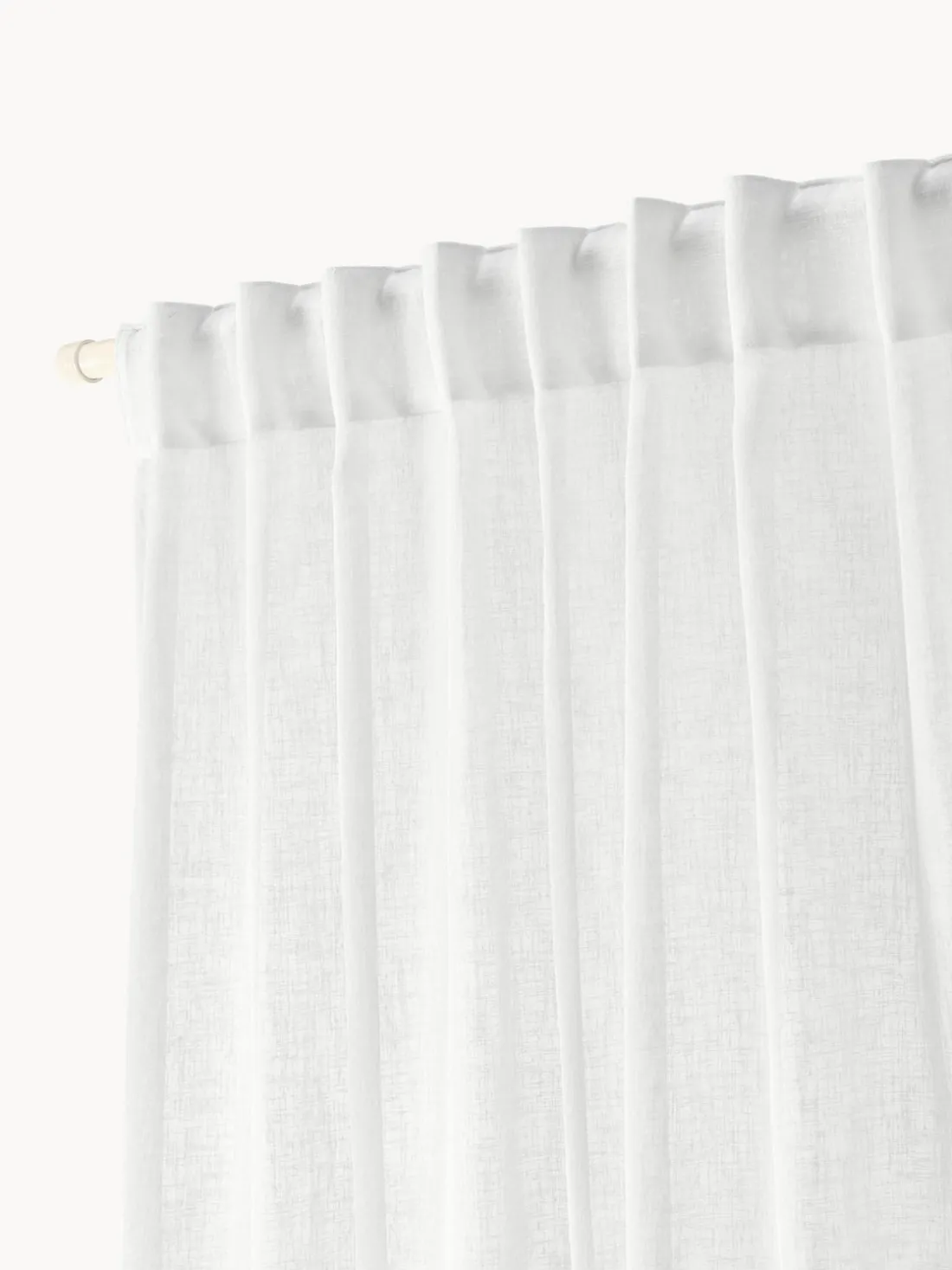 Cortinas semitransparentes Ibiza, 2 uds.