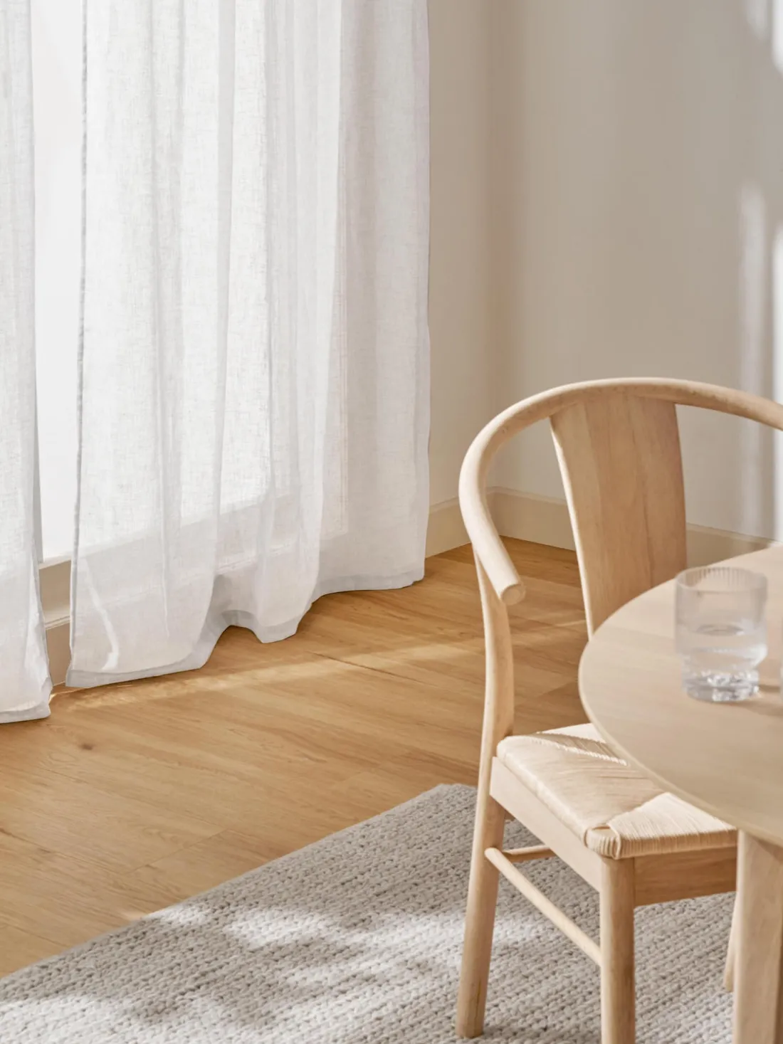 Cortinas semitransparentes Ibiza, 2 uds.