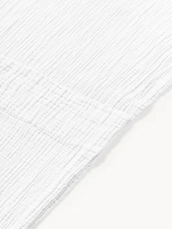 Cortinas semitransparente de muselina con dobladillo Malvina, 2 uds.