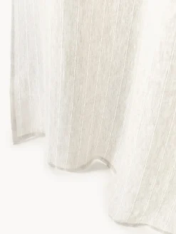 Cortinas semitransparente con cinta de lazo Birch, 2 uds.