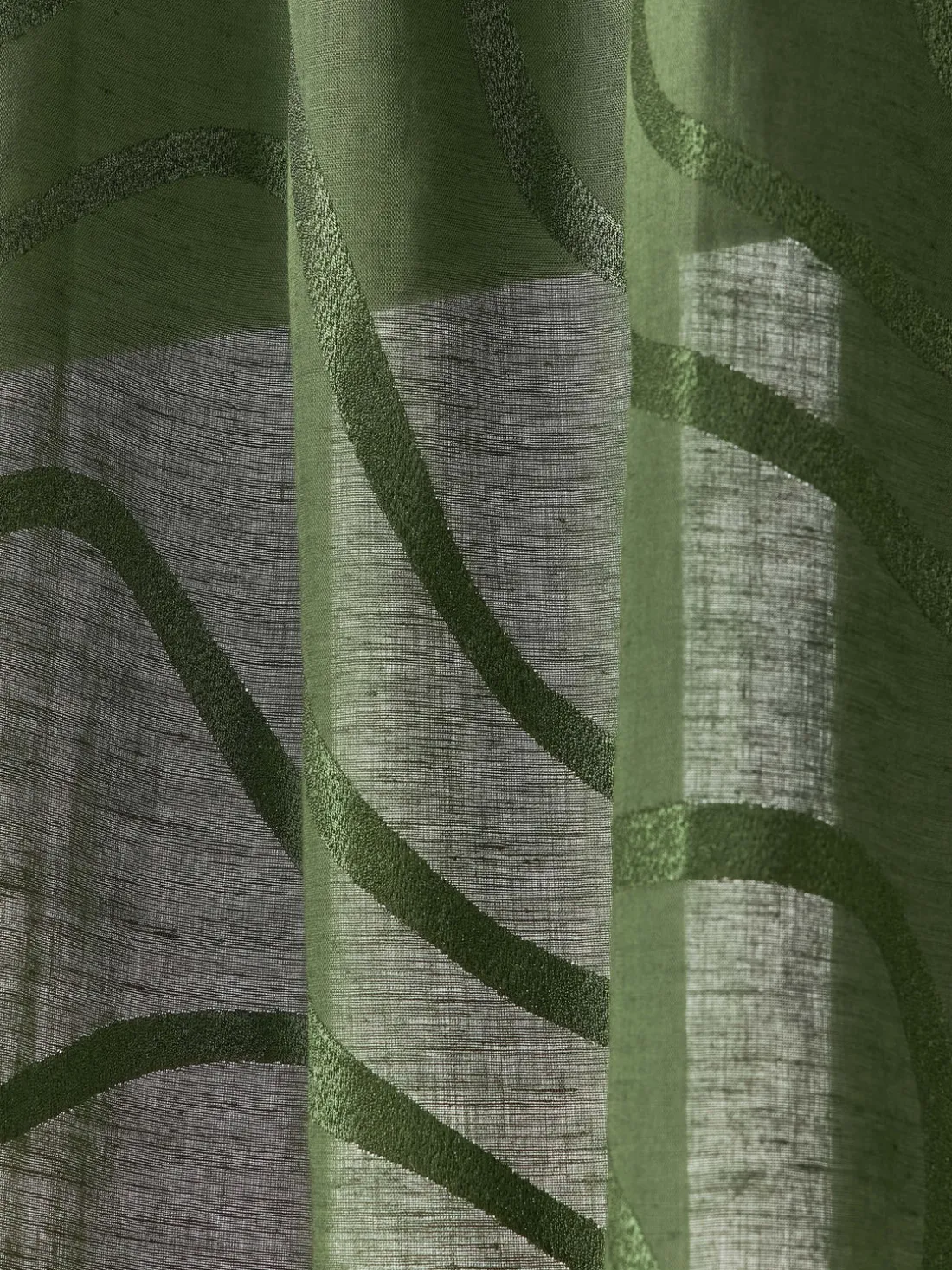 Cortinas semitransparentes con lazos Lidia, 2 uds.