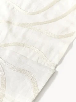 Cortinas semitransparentes con lazos Lidia, 2 uds.