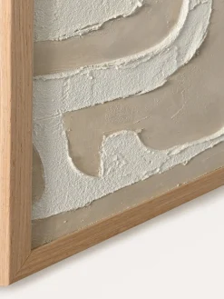 Cuadro con marco en lienzo Raw Organic