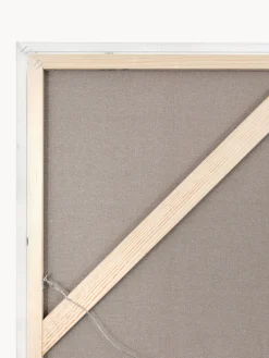 Cuadro en lienzo pintado a mano Hydrate, marco de madera