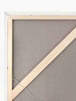 Cuadro en lienzo pintado a mano con marco de madera Playblack