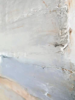 Cuadro en lienzo pintado a mano Scenario, marco de madera