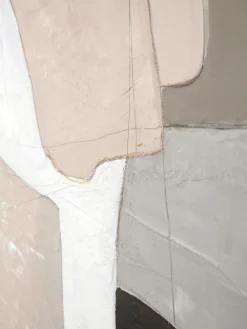 Cuadro en lienzo pintado a mano Accurate, marco de madera