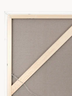 Cuadro en lienzo pintado a mano Accurate, marco de madera