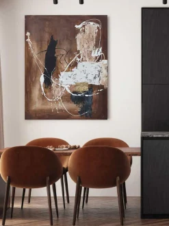 Cuadro en lienzo pintado a mano Rust