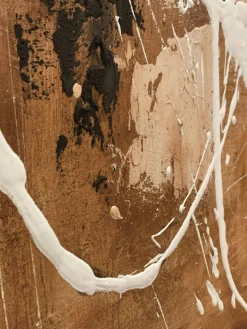 Cuadro en lienzo pintado a mano Rust