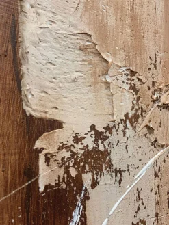 Cuadro en lienzo pintado a mano Rust