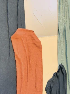 Cuadro en lienzo pintado a mano con marco Fabrics