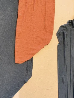 Cuadro en lienzo pintado a mano con marco Fabrics