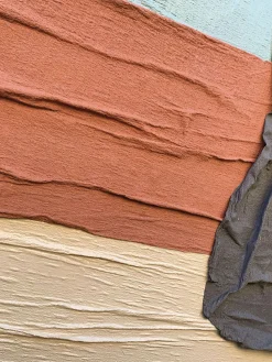 Cuadro en lienzo pintado a mano con marco Fabrics