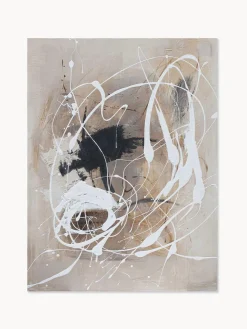 Cuadro en lienzo pintado a mano Cream