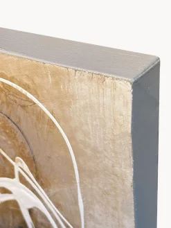 Cuadro en lienzo pintado a mano Cream