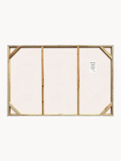 Cuadro en lienzo pintado a mano Blue Stroke