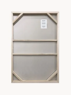 Cuadro en lienzo pintado a mano Hurricane, marco de madera