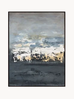 Cuadro en lienzo pintado a mano Scorsese, marco de madera