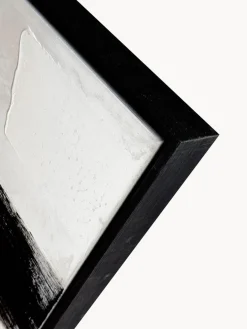 Cuadro en lienzo pintado a mano con marco de madera Omaggio A Kline