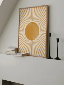 Cuadro enmarcado Boho Sun