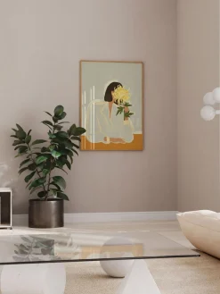 Cuadro enmarcado The Crysanthemum