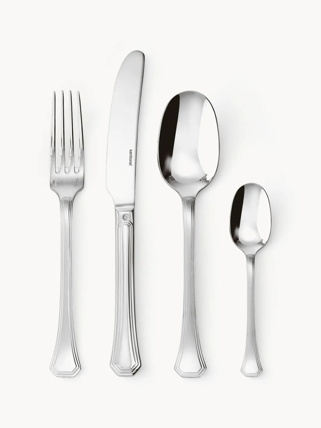 Cubertería pulida Twenties, 6 comensales (24 pzas.)