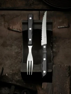 Cubiertos de bistec con caja Old Farmer, tamaños diferentes