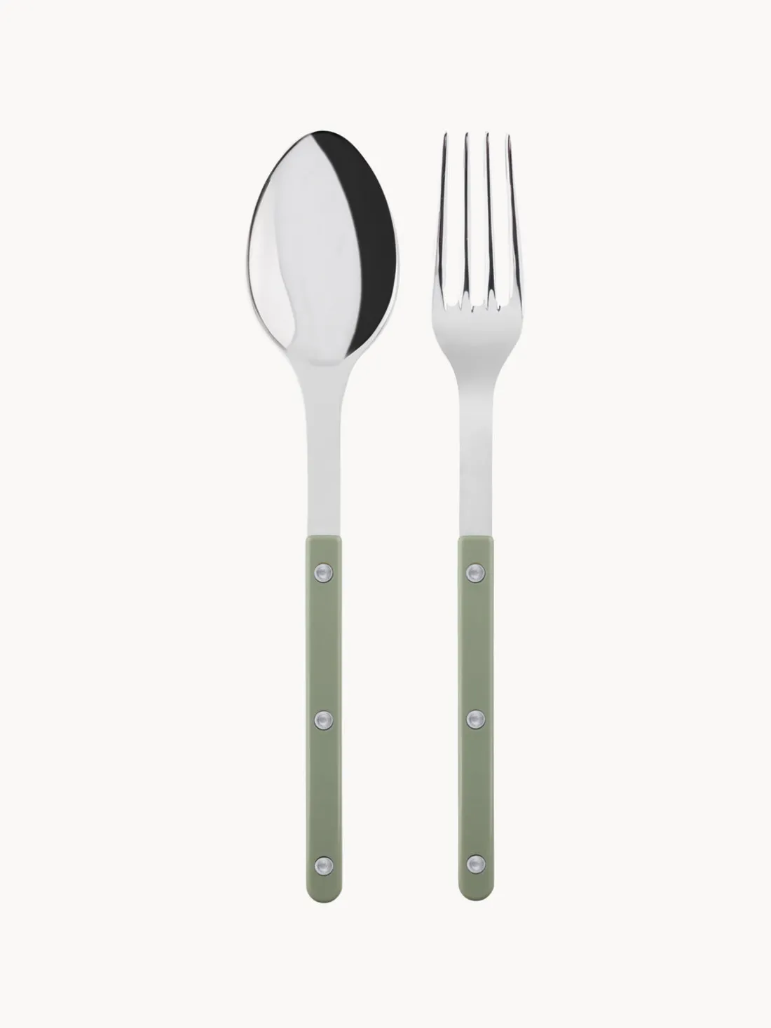 Cubiertos para ensalada de acero inoxidable Bistrot