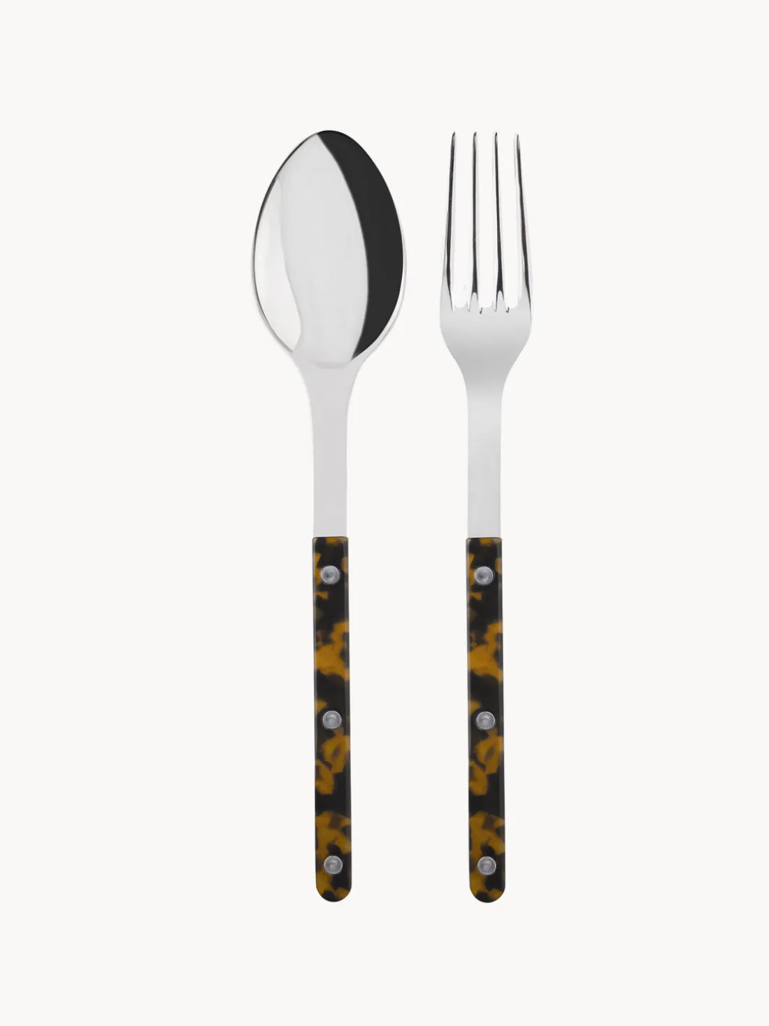 Cubiertos para ensalada de acero inoxidable Bistrot